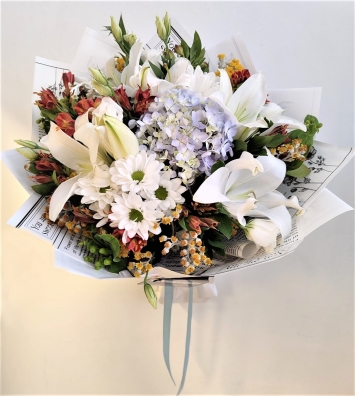 Bouquet d'hortensia de lys